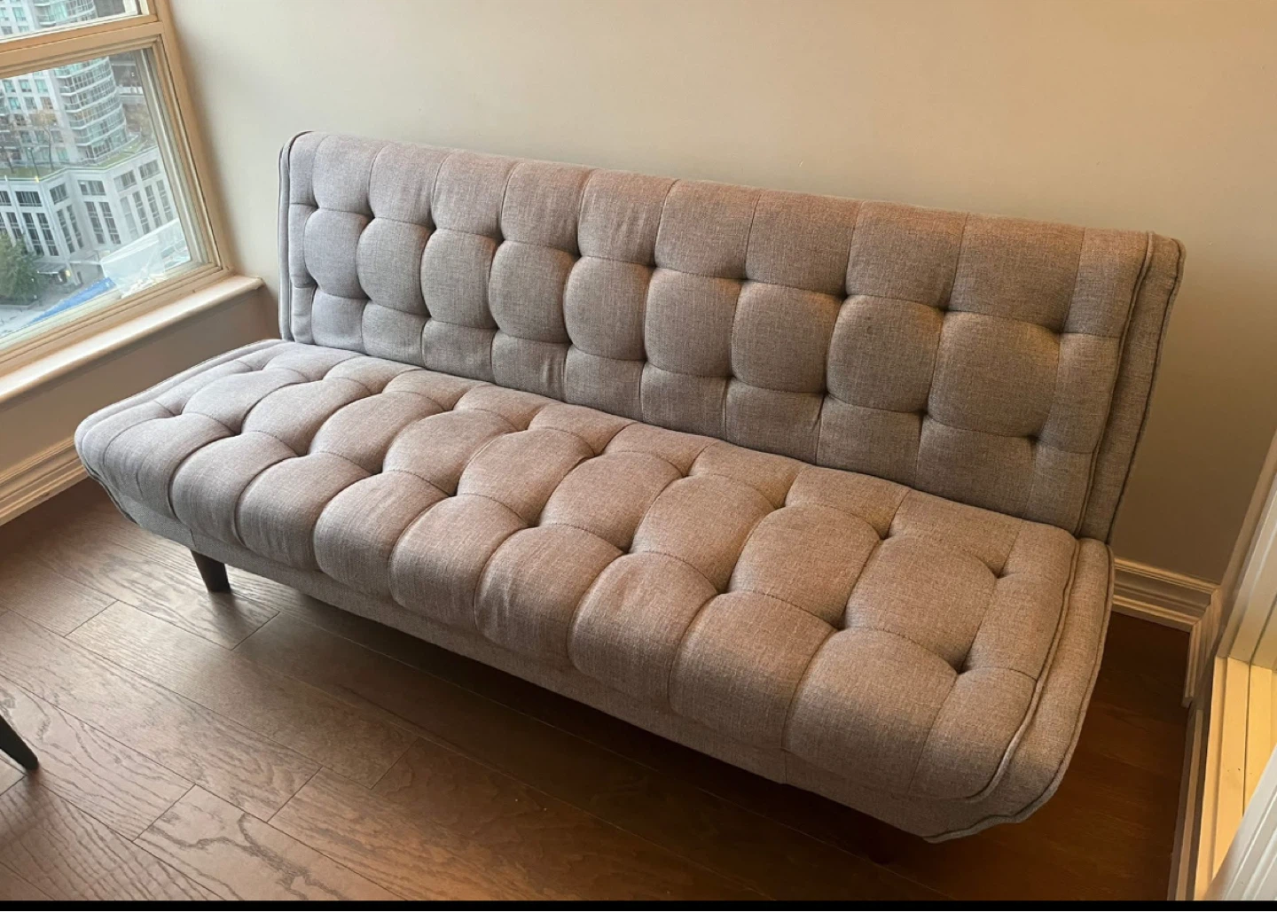 Tufted Convertible Sofa Bed - ( No delivery only pick up) - photo 3
