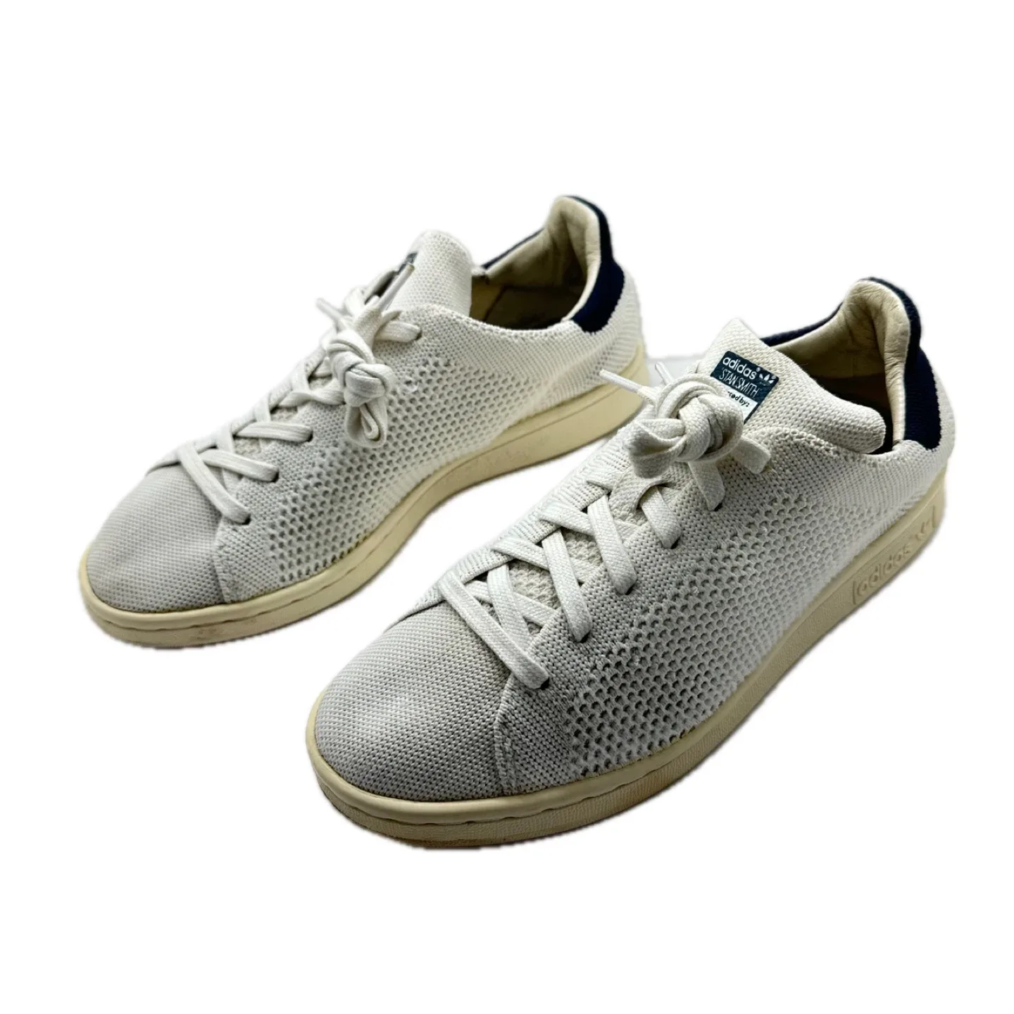 Adidas Stan Smith White Canvas Sneakers - Size 5 image indicator(2)
