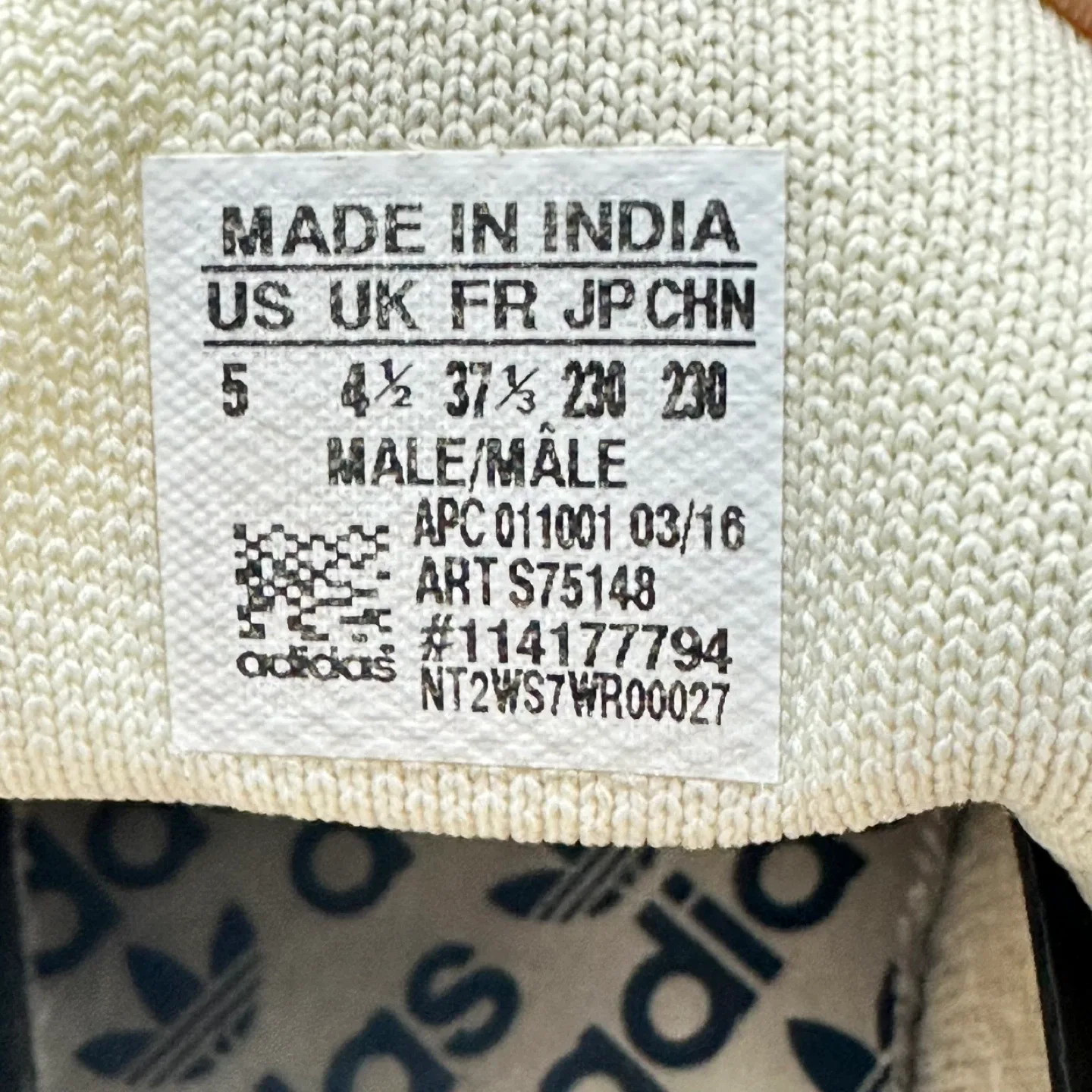 Adidas Stan Smith White Canvas Sneakers - Size 5 image indicator(10)