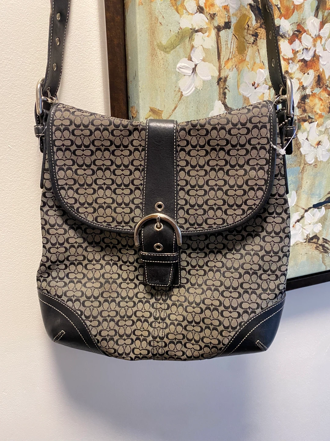 Coach Signature Canvas Flap Crossbody Bag - photo 2