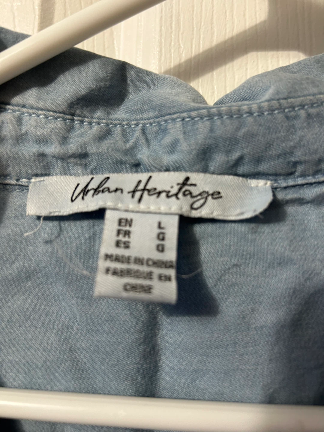 Urban Heritage Denim Dress - Size L - photo 3