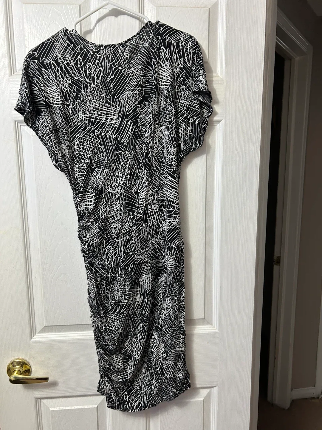 Jacob Black & White Dress - Size M/M