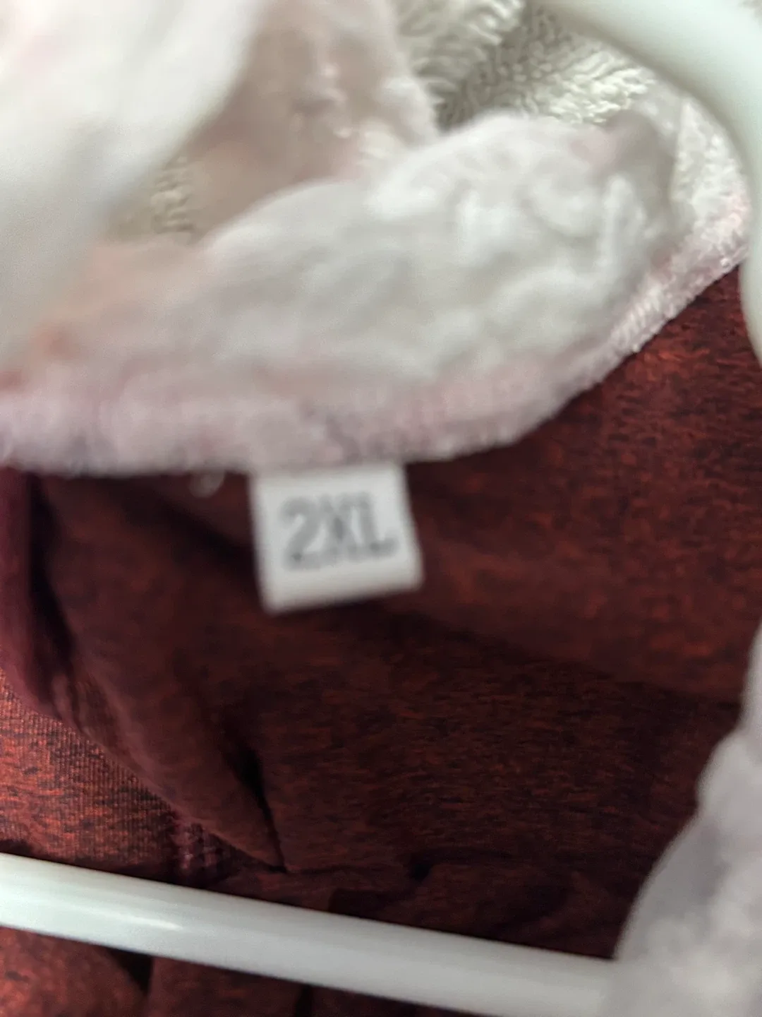 Burgundy & Lace Top - 2XL