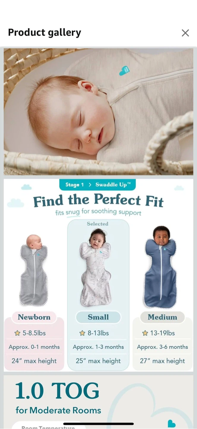 Love to Dream Swaddle Up - Size Small