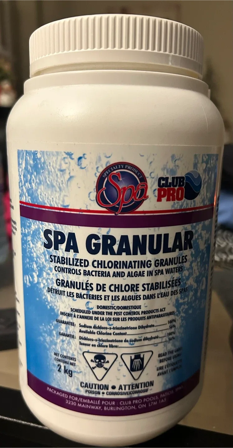 Club Pro Spa Granular - 2 kg-never used