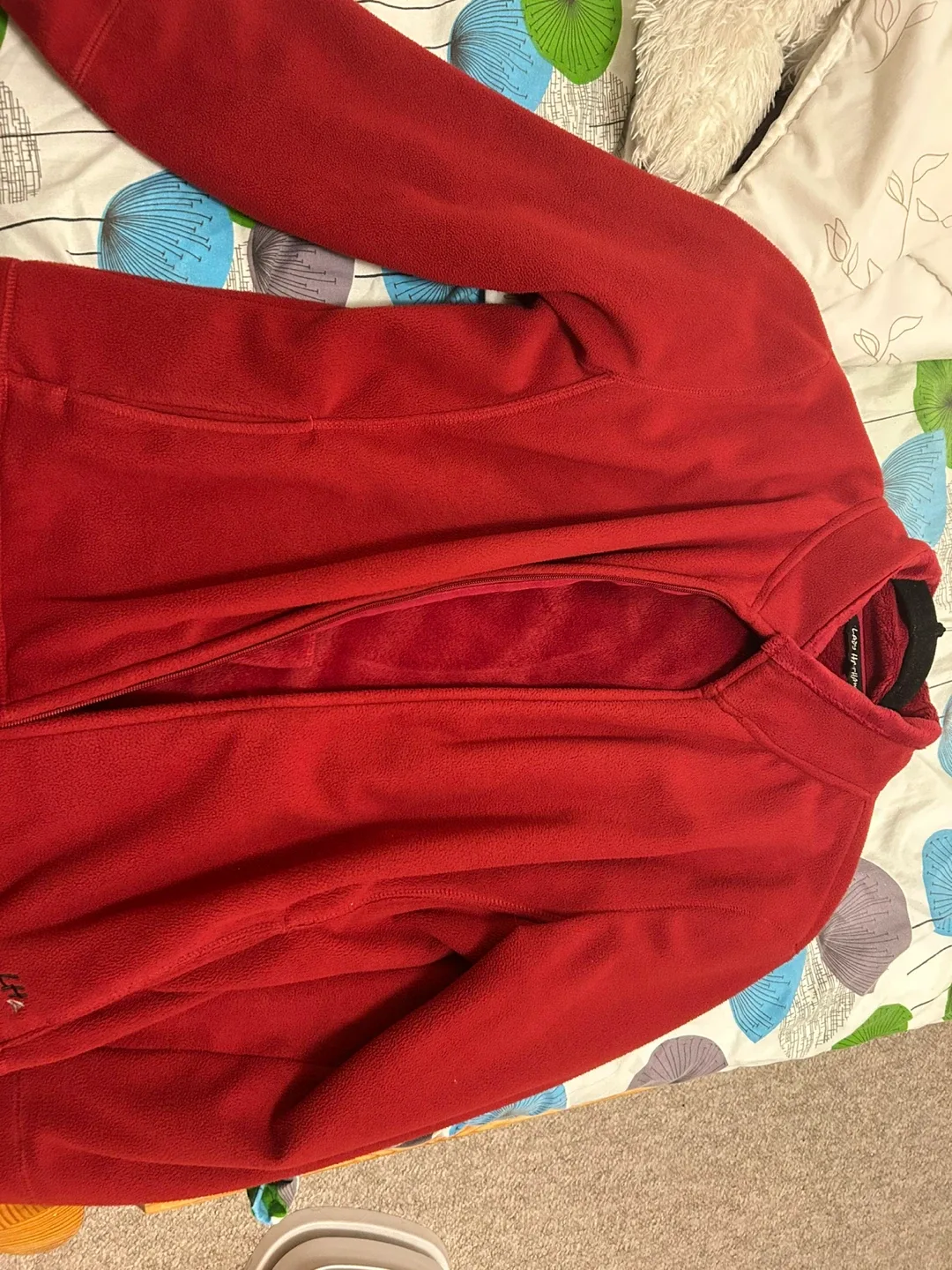 Life is Good Red Fleece Jacket