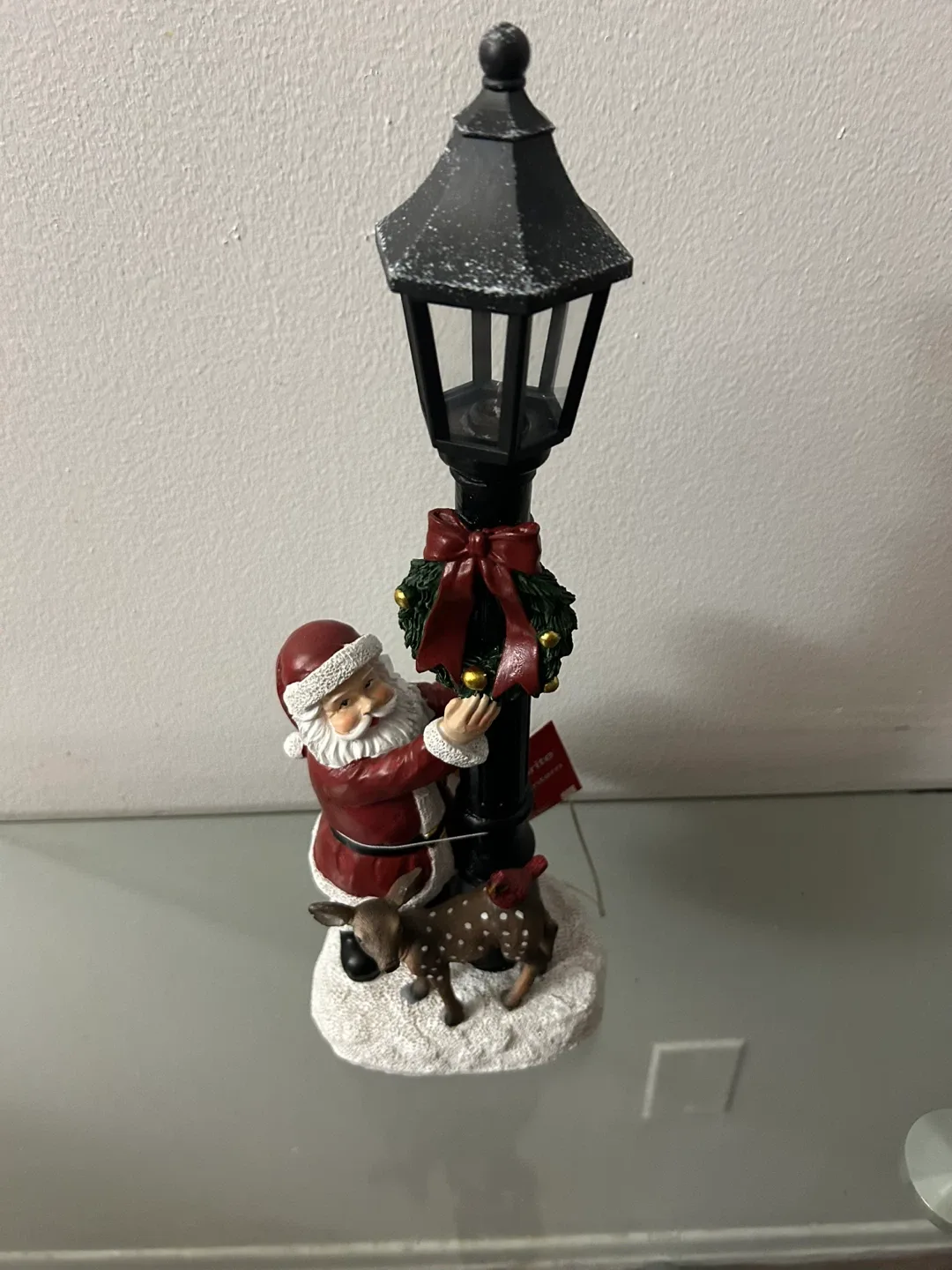 SANTA LANTERN 14.76INCH