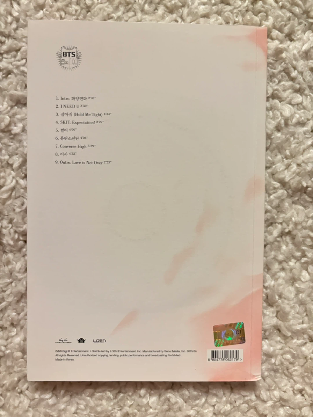 BTS The Most Beautiful Moment in Life Pt.1 Album - photo 2