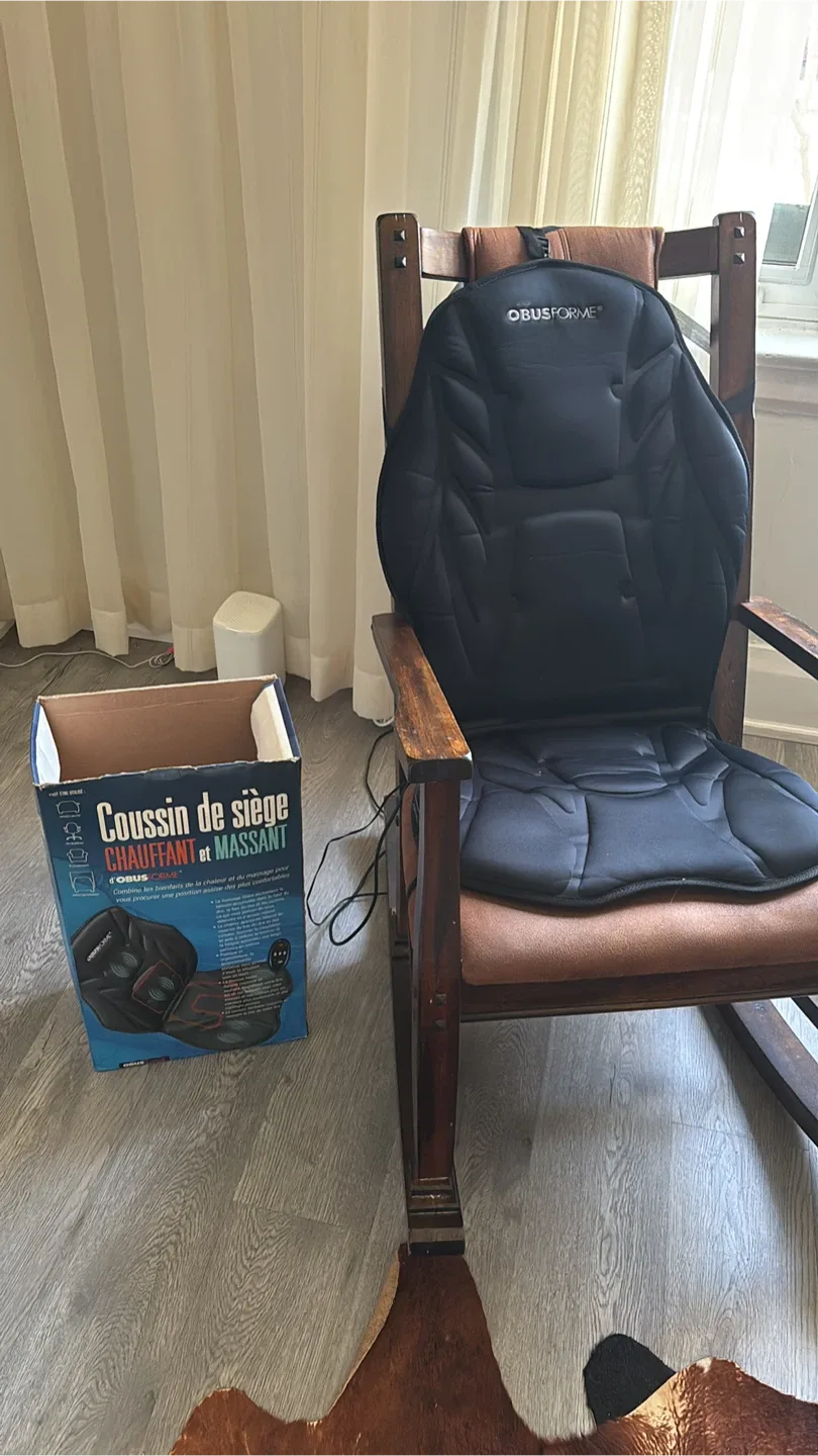 ObusForme Heated Massaging Seat Cushion