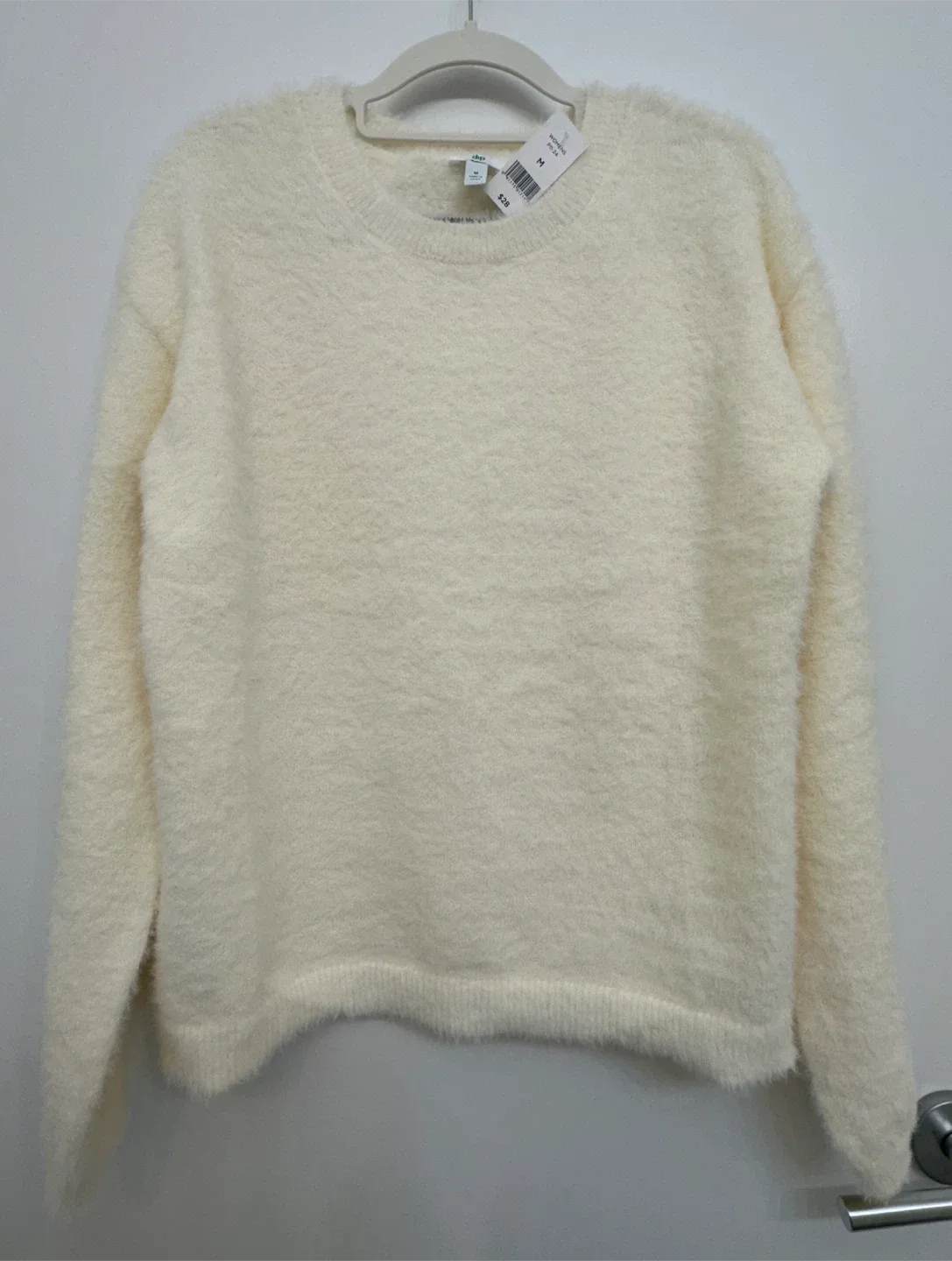 Cream Fuzzy Sweater