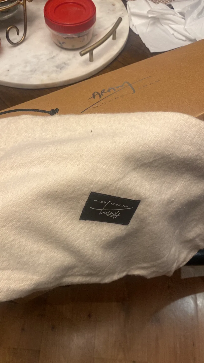 Michael Aram Black Orchid Cheese Board with Knife image indicator(3)