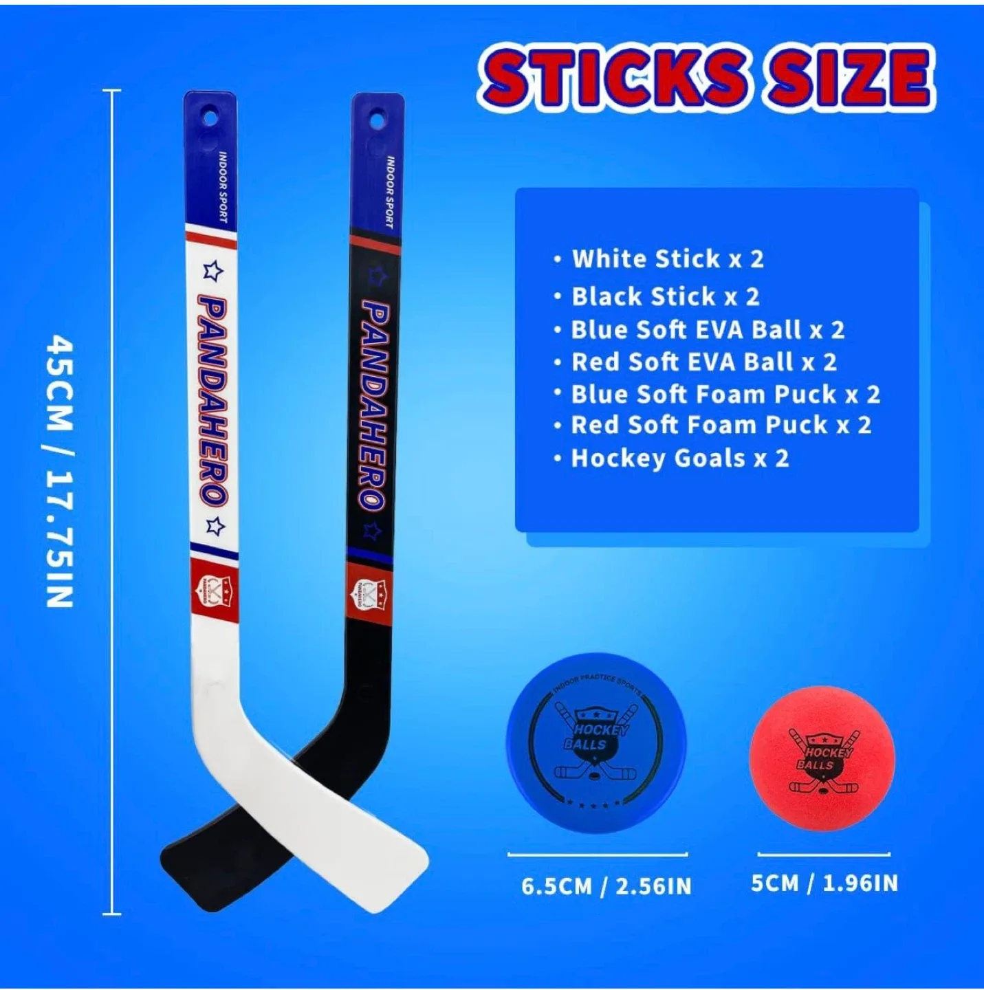 PANDAHERO Indoor Hockey Set - New! image indicator(5)