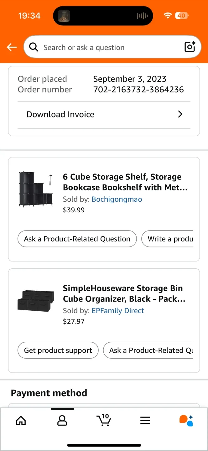 6 Cube Storage Shelf, Bookcase