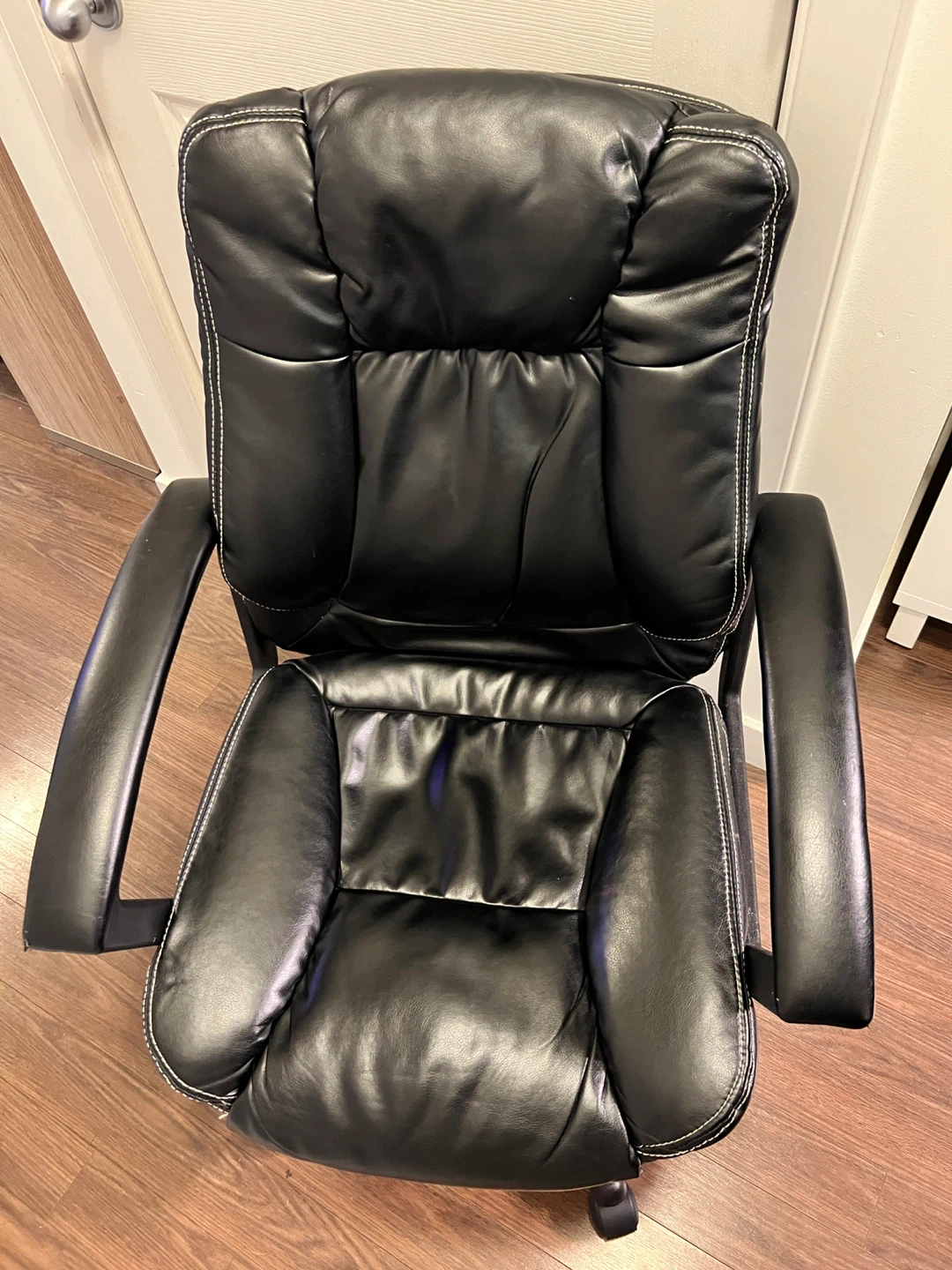 Black Leather Office Chair