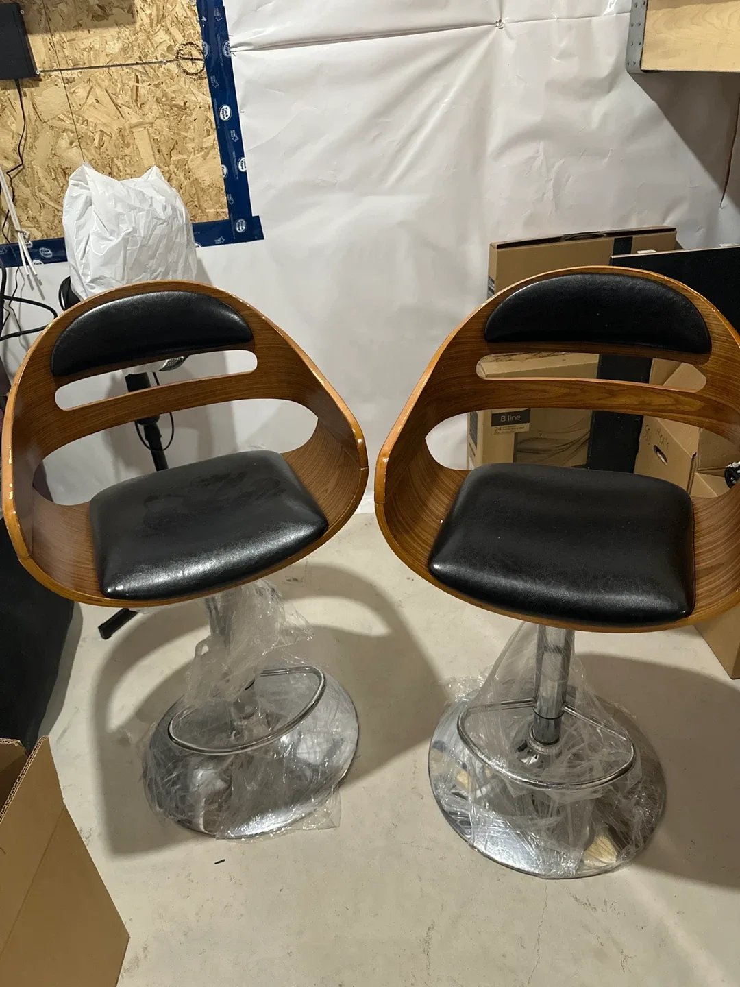 Swivel Bar Stools - Set of 2