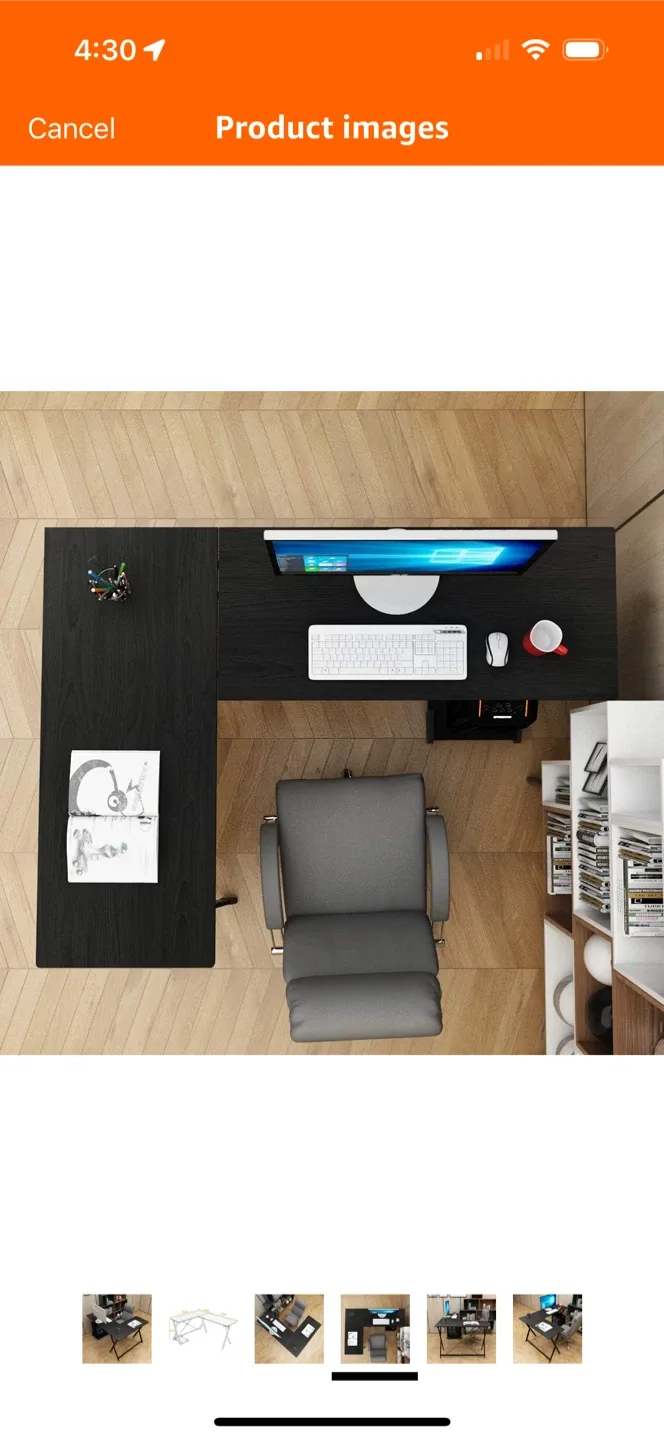 L-shaped Computer Desk