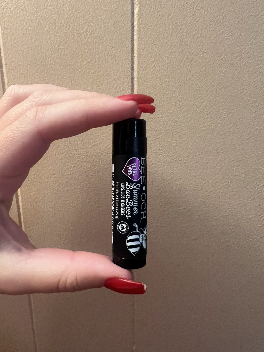 Beeoch Shimmer Bae Bees Lips & Cheeks - Petal Pink