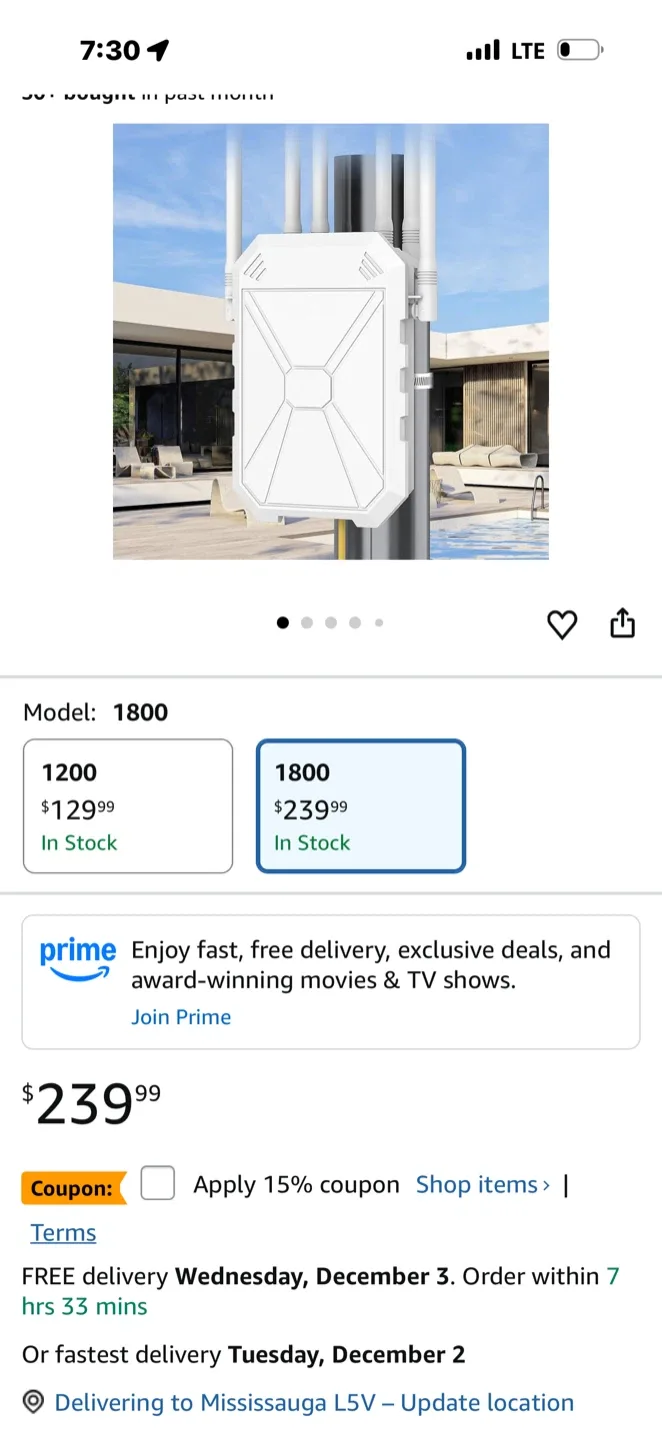 AX1800 Outdoor WiFi 6 Extender image indicator(2)