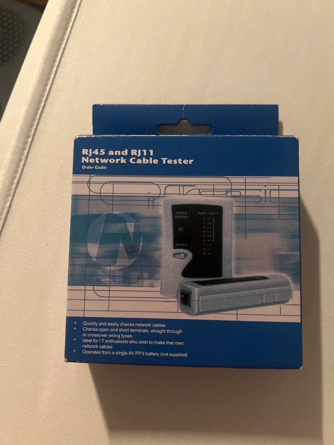 RJ45 and RJ11 Network Cable Tester