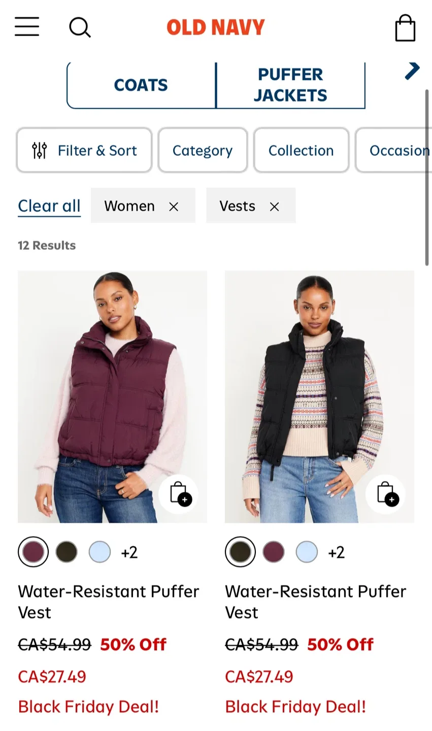 ☕️Cute Old Navy Puffer Vest image indicator(5)