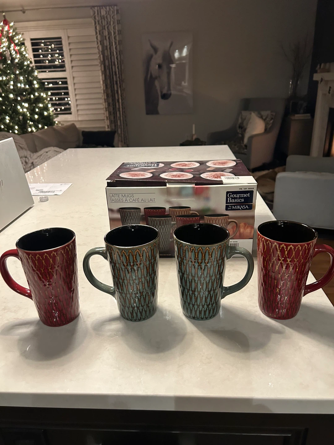 Mikasa Gourmet Basics Latte Mugs - Set of 4