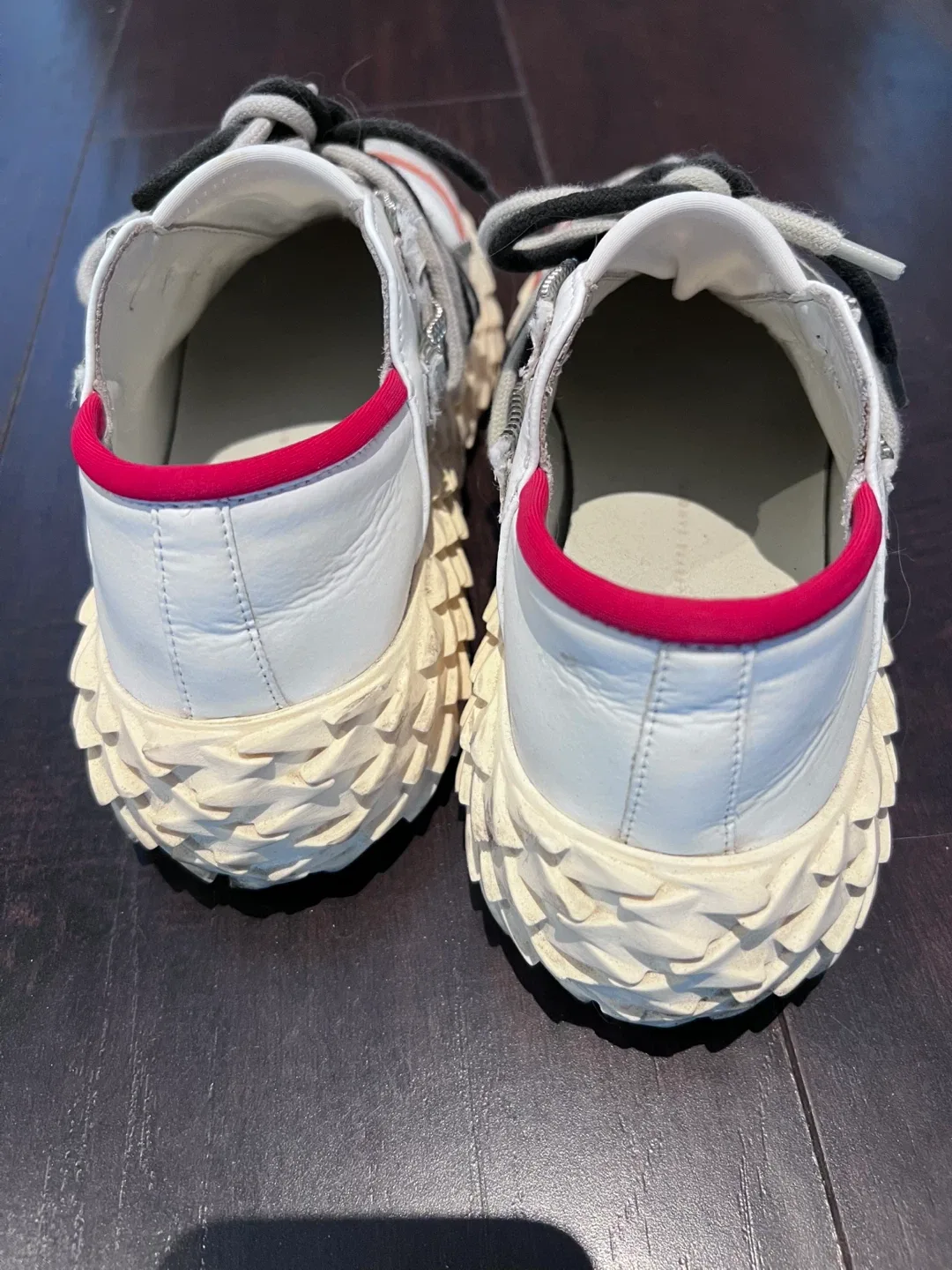 Giuseppe Zanotti White Leather Sneakers image indicator(3)