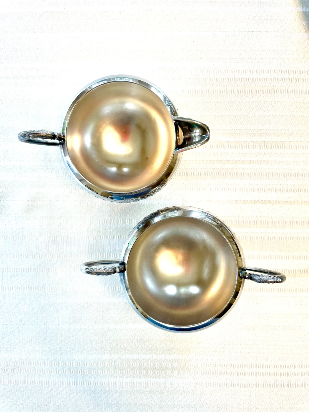 STUNNING SILVER Tea Service - photo 4