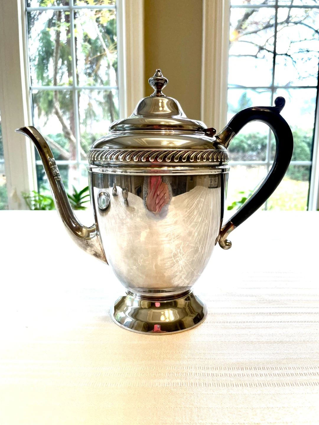 STUNNING SILVER Tea Service - photo 3