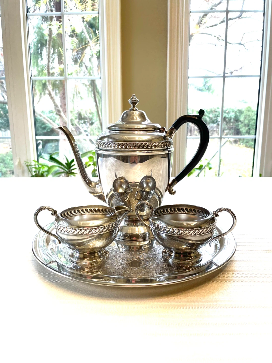 STUNNING SILVER Tea Service