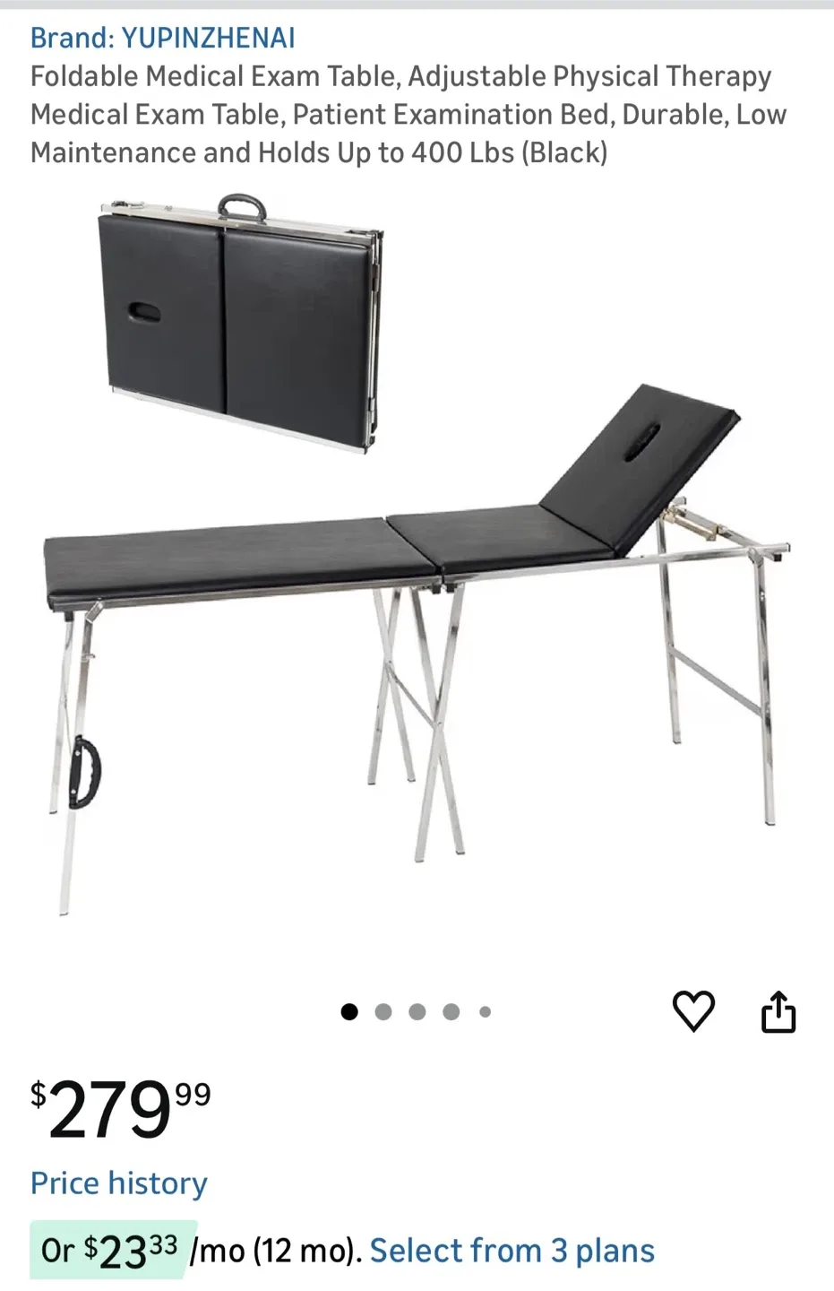 Folding Medical Exam Table and Exam Table Paper image indicator(2)