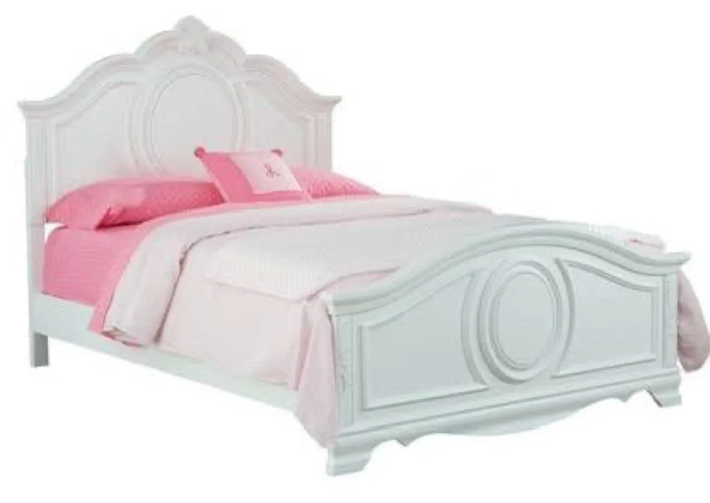 White Floral Bed-Frame + Dresser Set (Can be Sold Separately) image indicator(2)