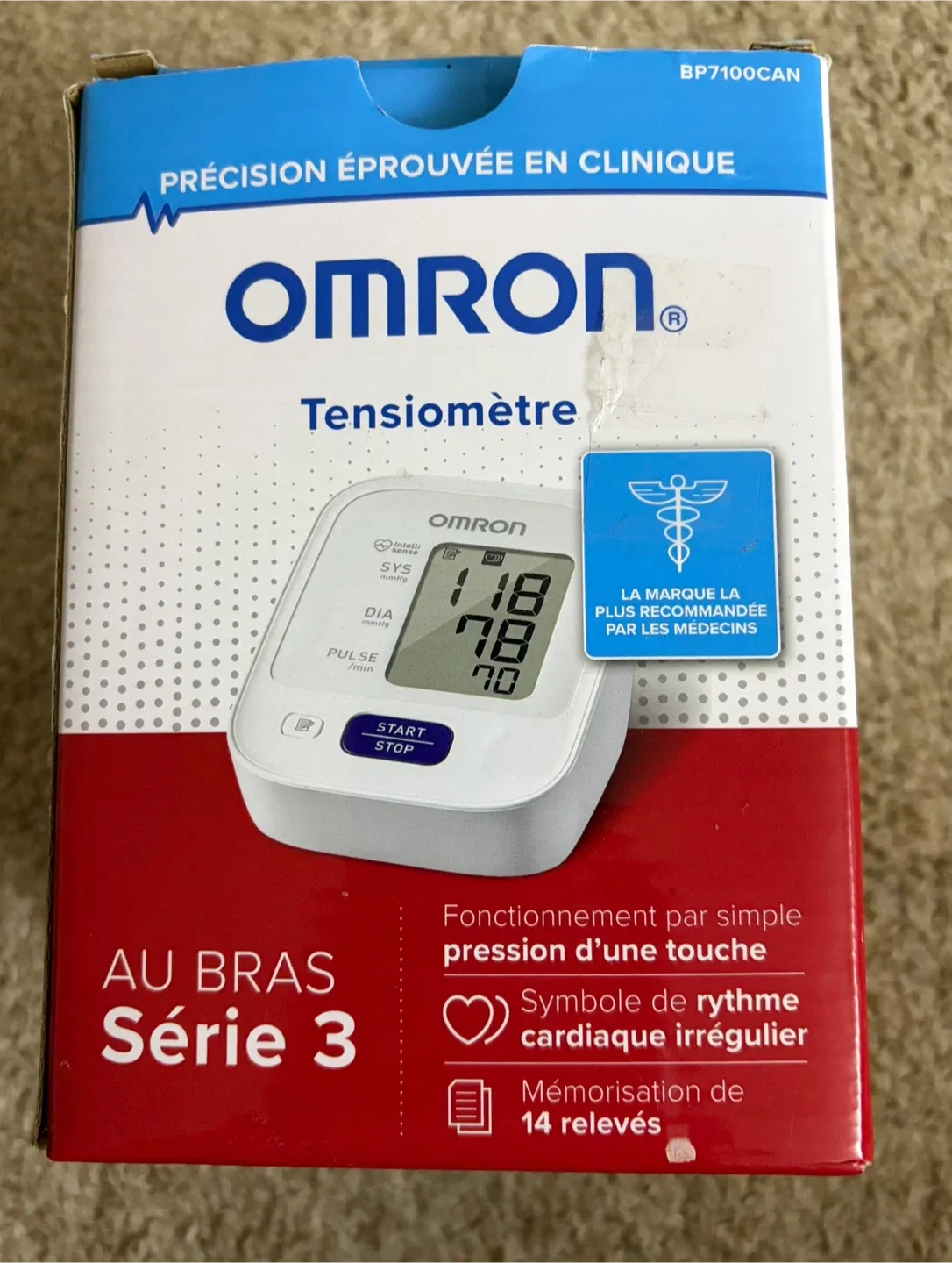 Omron 3 Series Upper Arm Blood Pressure Monitor image indicator(5)
