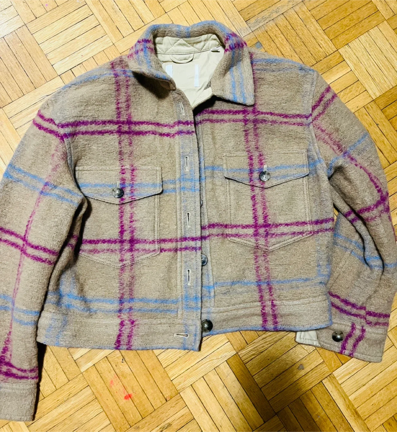 Tan Plaid Jacket image indicator(2)
