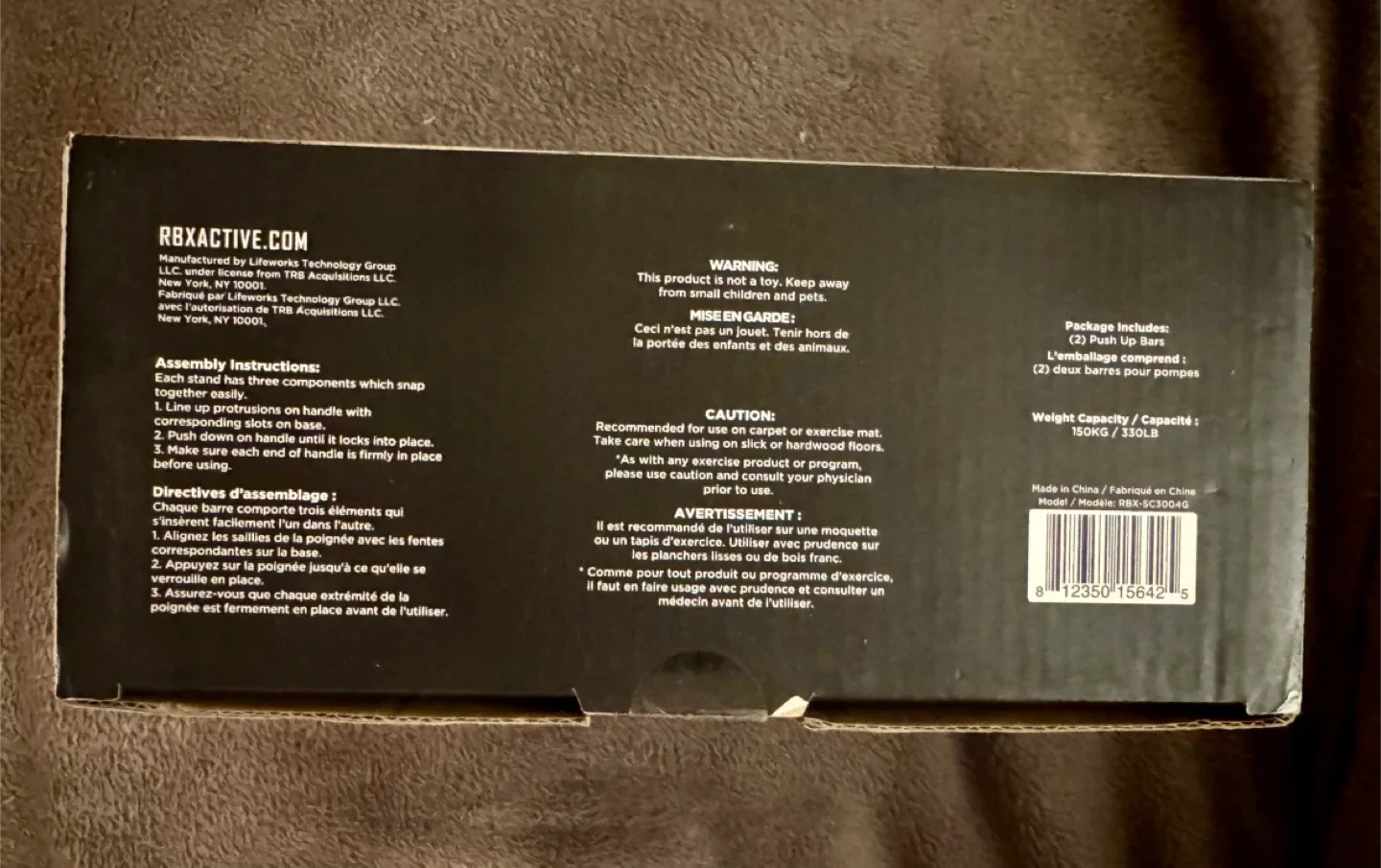 RBX Elite Series Push Up Bars - like new in Box! image indicator(2)