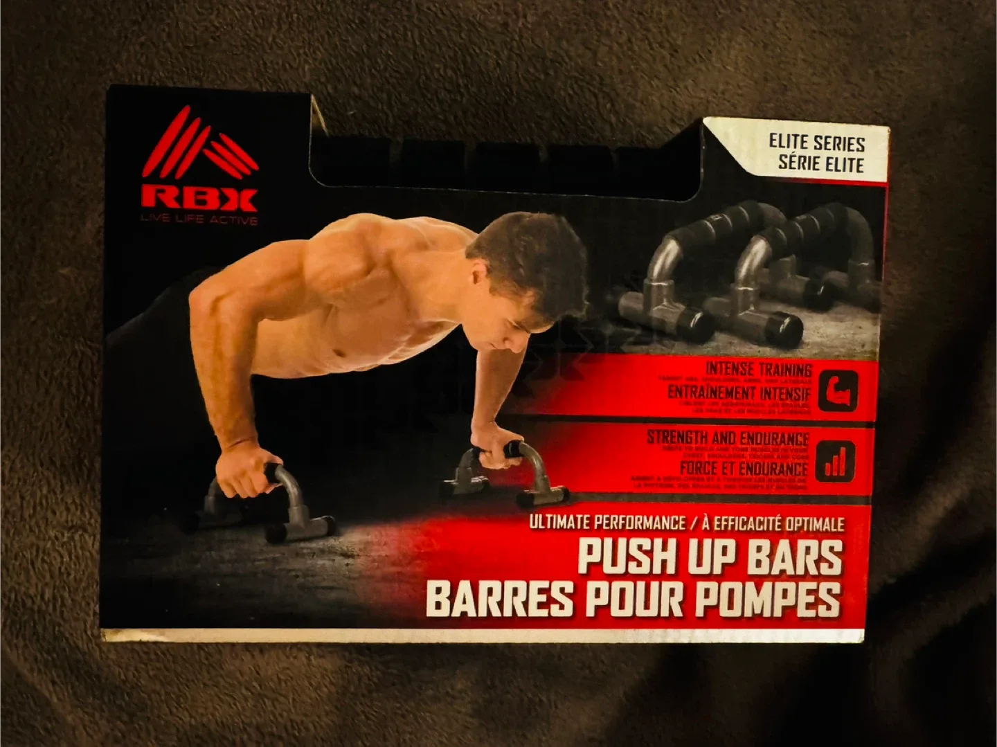 RBX Elite Series Push Up Bars - like new in Box!