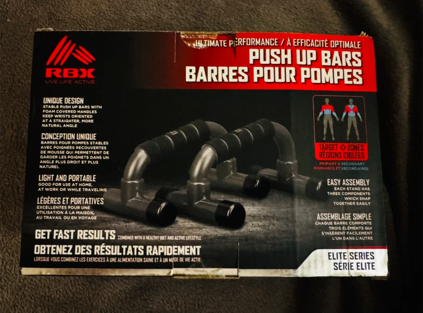 RBX Elite Series Push Up Bars - like new in Box! image indicator(3)