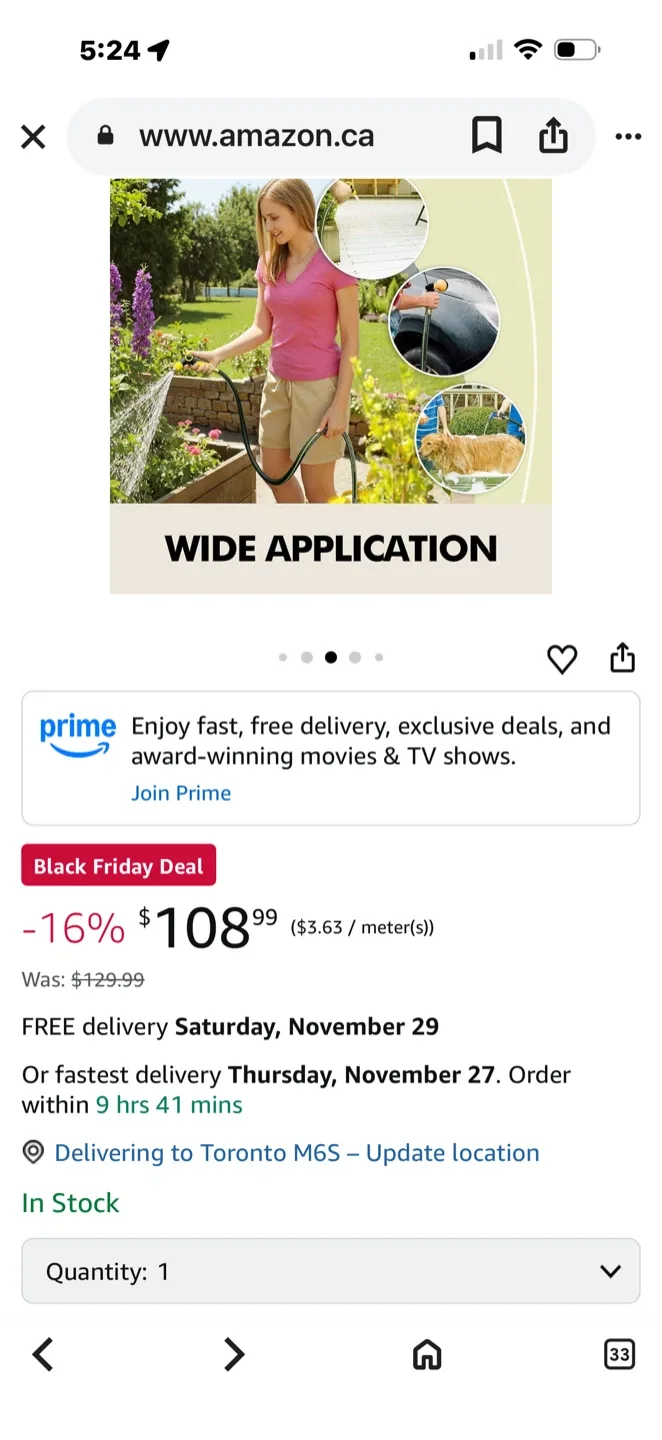 Garden Hose 100ft image indicator(4)