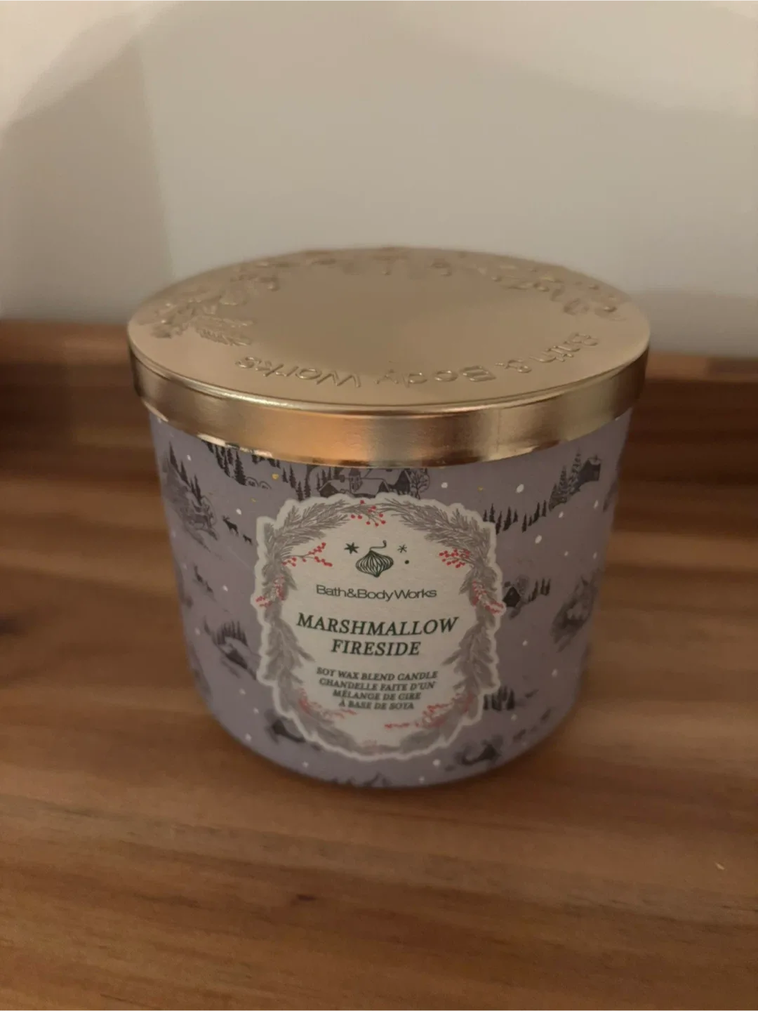 Marshmallow Fireside 3 wick candle