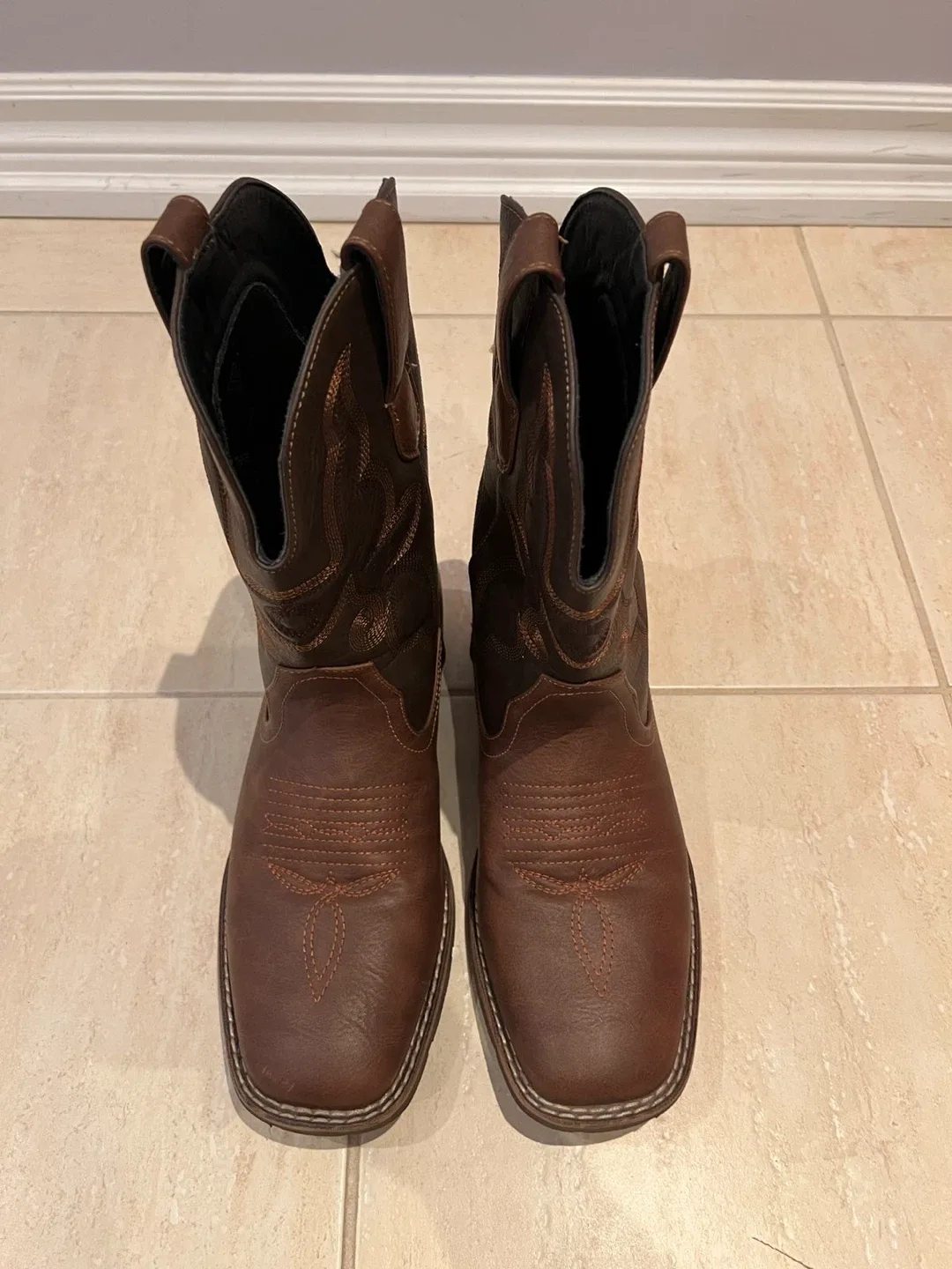 Brown Leather Cowboy Boots image indicator(4)