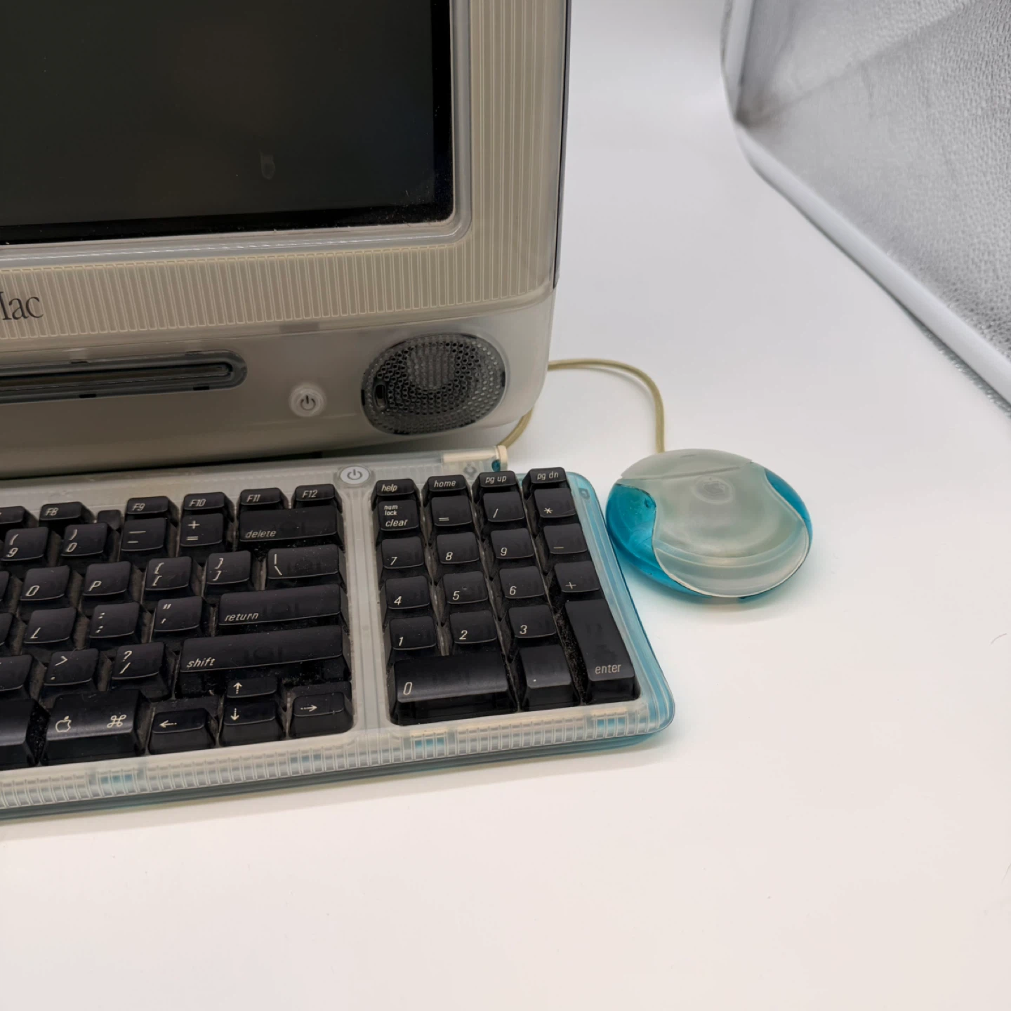 Apple iMac G3 Blue Computer w/ Keyboard & Mouse – Working - photo 5