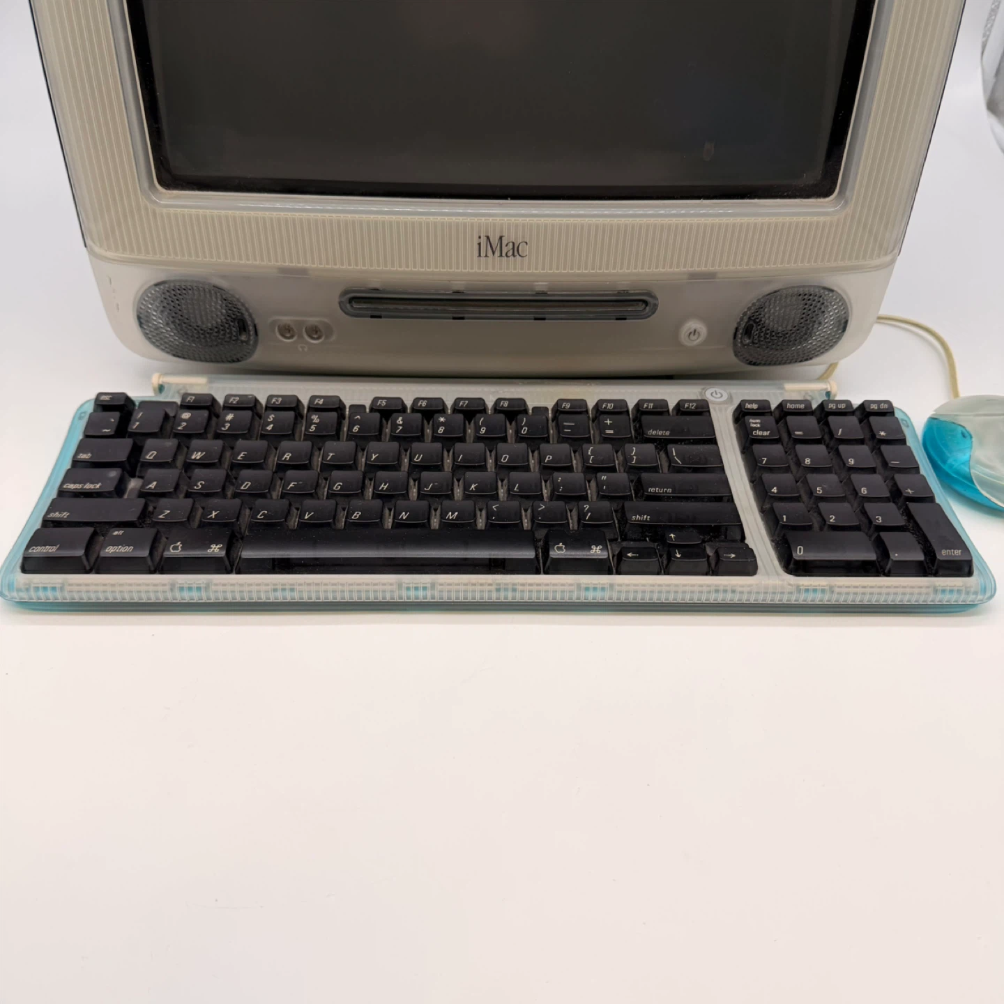 Apple iMac G3 Blue Computer w/ Keyboard & Mouse – Working - photo 4