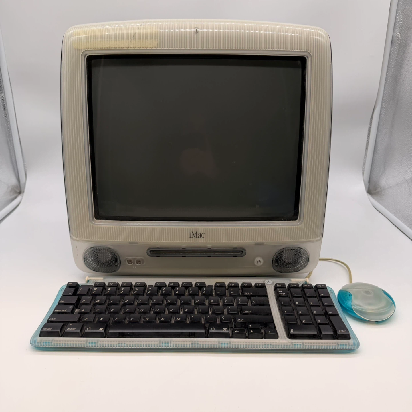 Apple iMac G3 Blue Computer w/ Keyboard & Mouse – Working - photo 2