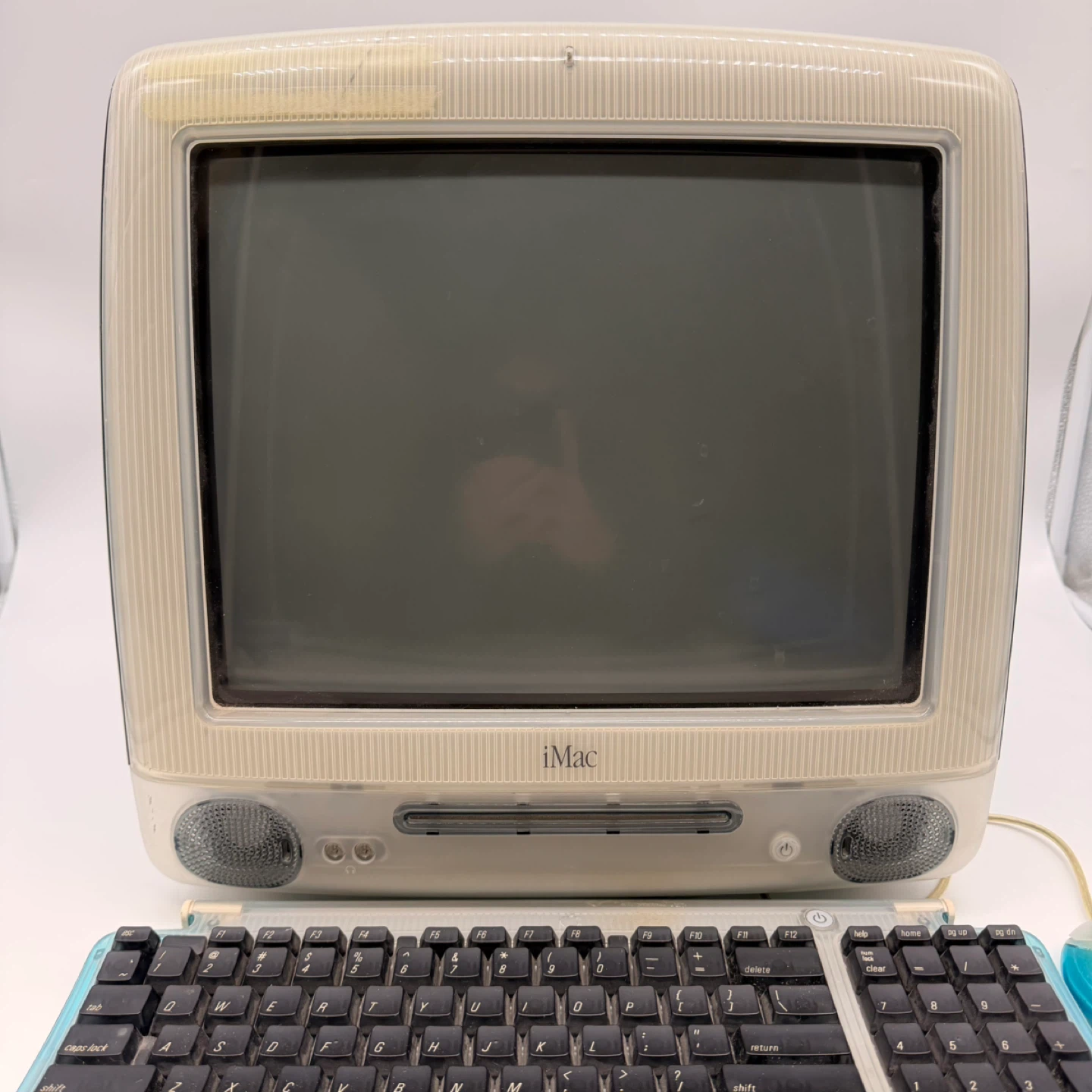 Apple iMac G3 Blue Computer w/ Keyboard & Mouse – Working - photo 3