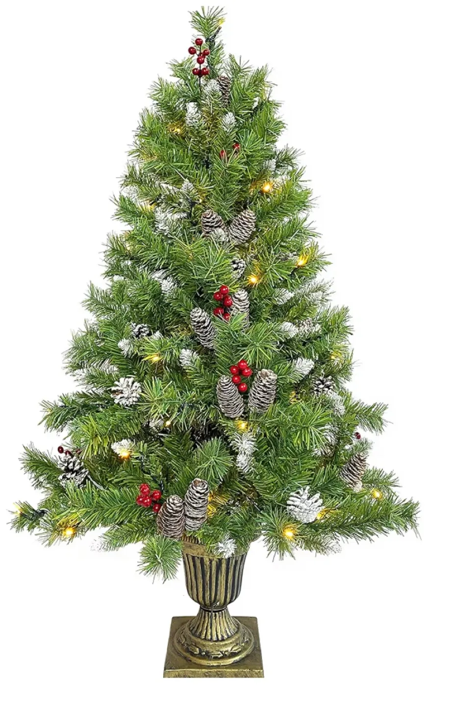 4ft Christmas Tree with Lights & Decorations image indicator(3)