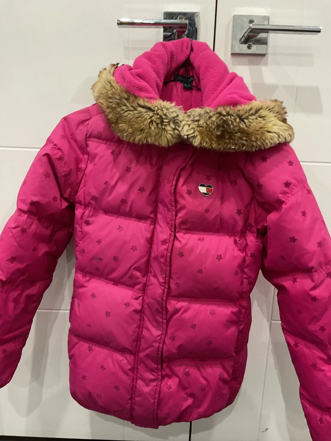 Tommy Hilfiger Pink Puffer Jacket