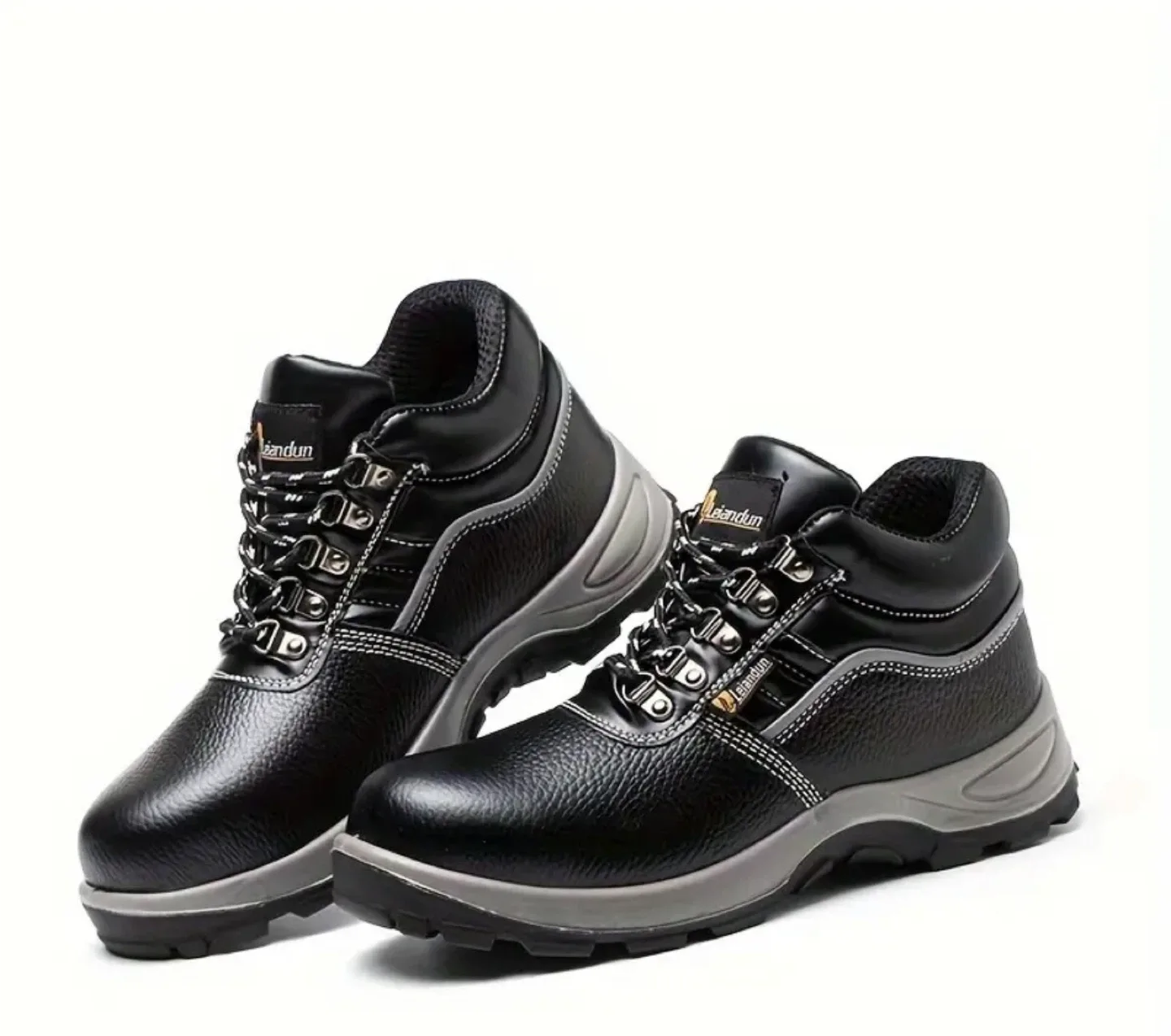 Reinforced Steel-Toe Heavy-Duty Work Boots for Men image indicator(6)