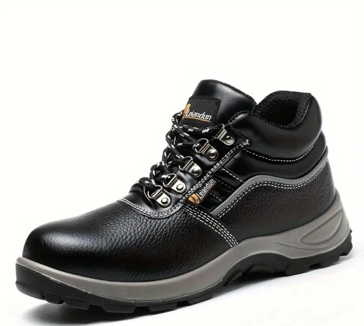 Reinforced Steel-Toe Heavy-Duty Work Boots for Men image indicator(7)