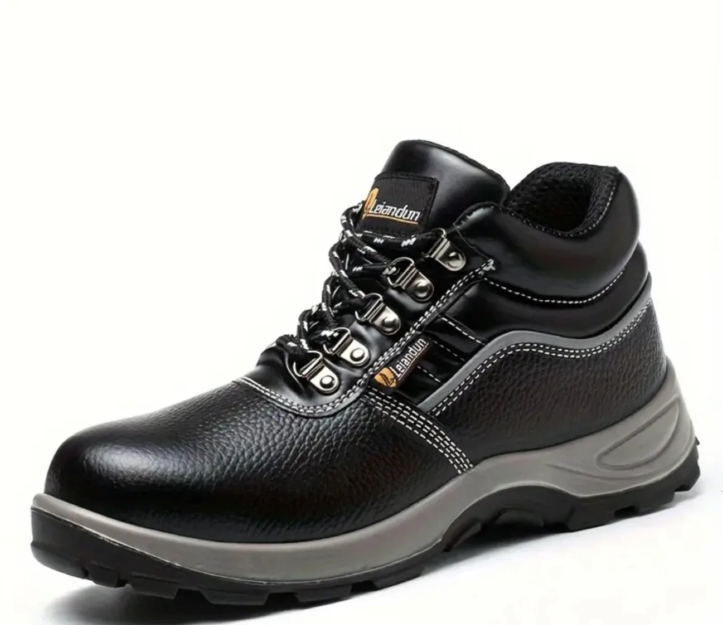 Reinforced Steel-Toe Heavy-Duty Work Boots for Men image indicator(8)