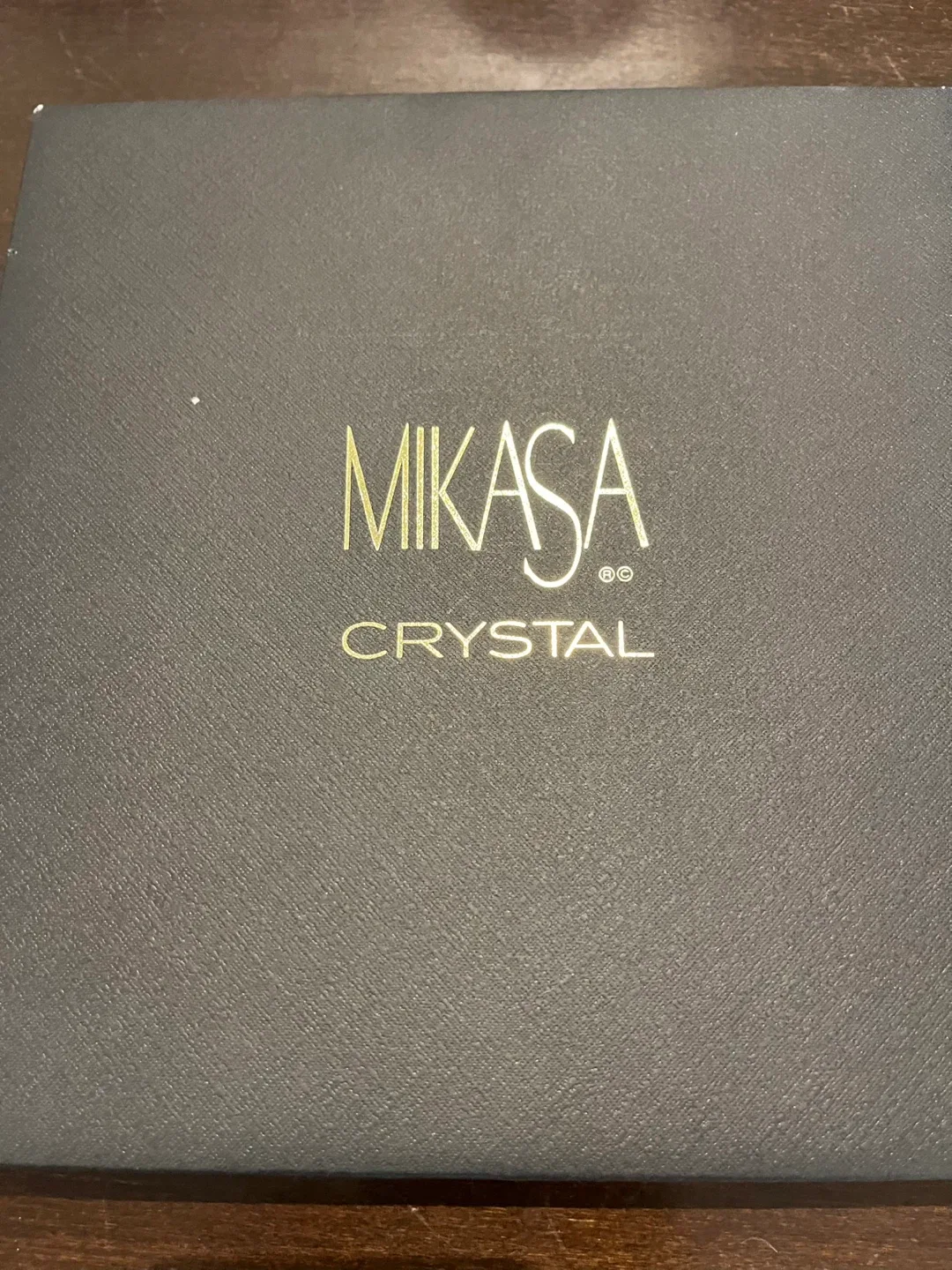 Mikasa Crystal Plate with Box