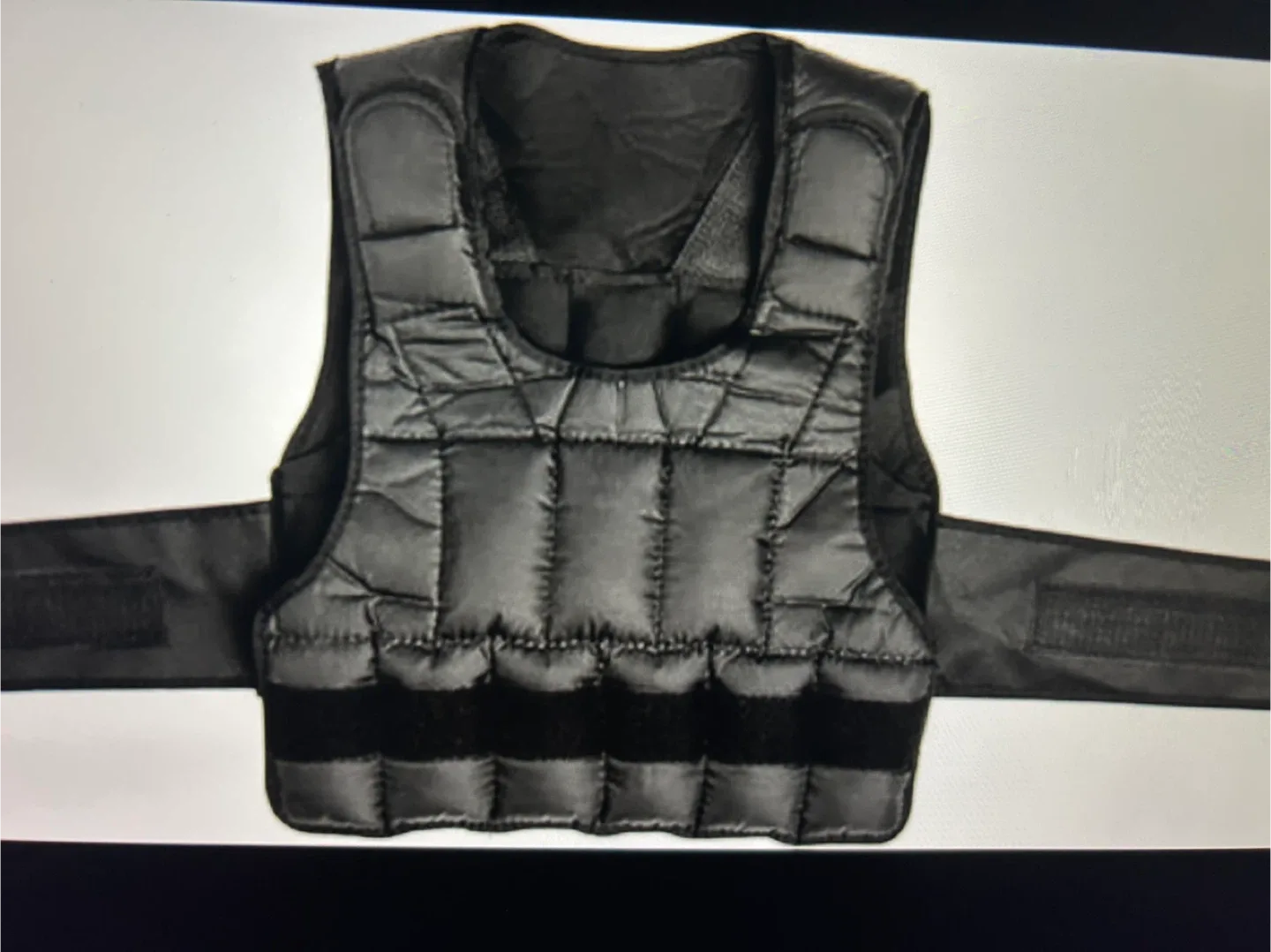 Adjustable Weighted Vest - Black